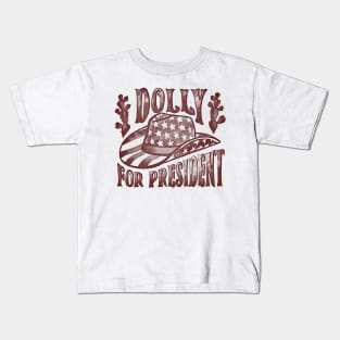 Dolly for President Kids T-Shirt